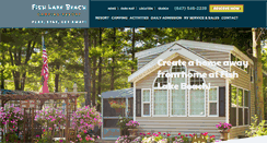 Desktop Screenshot of fishlakebeach.com