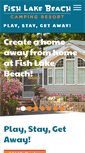 Mobile Screenshot of fishlakebeach.com